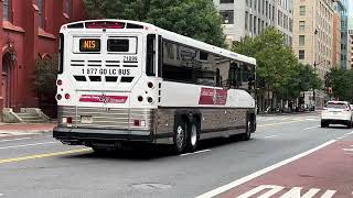 Loudoun County Transit 2022 MCI D4500CT Commuter Coach 71099 [upl. by Cassandry135]