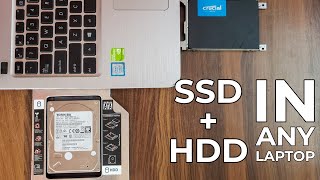 Use SSD amp HDD together in any Laptop  Install SSD in any Laptop  Hindi ssdhdd [upl. by Leighland556]