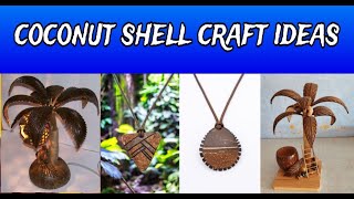 DIY Coconut Shell Art Create Beautiful Home Decorcoconut shell craft ideaEcoFriendly Crafts [upl. by Asoramla]