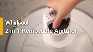 Whirlpool® 2 in 1 Removable Agitator Washing Machine [upl. by Florri]