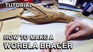 Cosplay Tutorial  How to make a Worbla Bracer [upl. by Blim]