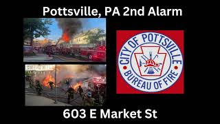 Pottsville PA 2nd Alarm Fireground Audio 52324 [upl. by Soll]