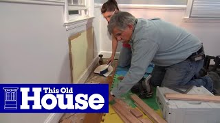 How to Repair a TongueandGroove Wood Floor  This Old House [upl. by Candi]