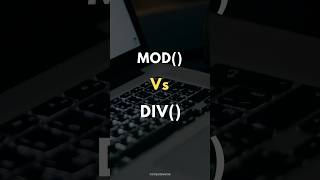 SQL MOD Vs DIV ✍️ [upl. by Ardnaeed]