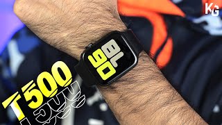 ⌚ Smartwatch T500 Review en Español  Un Apple Watch Replica MUY ECONÓMICO  IWO 13  KING GORY [upl. by Yevol775]