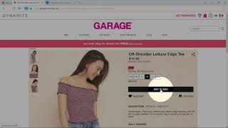 How to use Garage Clothing Canada coupons [upl. by Rubina131]