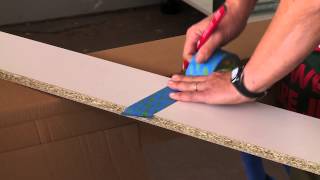 A Neat Way To Cut Laminate  DIY At Bunnings [upl. by Aisad]