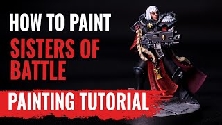 How to paint Adepta Sororitas Sisters of Battle [upl. by Taggart999]