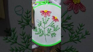 Embroidery design flower 🌼  shorts 🌼 trend [upl. by Spiros989]