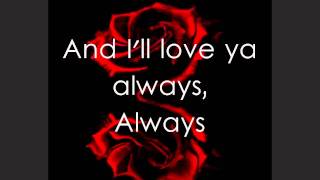 Always with lyrics Pebbles HD [upl. by Zahc]