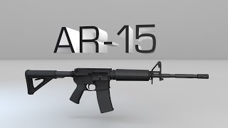 How An AR15 Rifle Works Part 1 Components [upl. by Assertal]