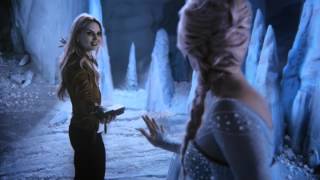 OUAT  4x02 Dad Can you hear me Emma Elsa David amp Hook [upl. by Yennej486]