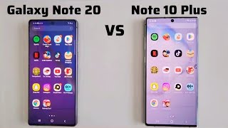 Samsung Note 10 Plus VS Samsung Note 20 in 2023  Speed Test [upl. by Elyse]