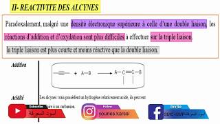 Hydrocarbure SMC S4 Réactivité des alcynes 21 [upl. by Castillo395]