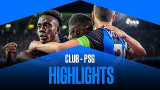 CLUB BRUGGE  PSG  HIGHLIGHTS  20212022 [upl. by Attenra332]