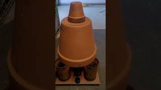 When a TerraCotta Pot Heater gives you 225 Degrees plus in Temperature [upl. by Tlaw]