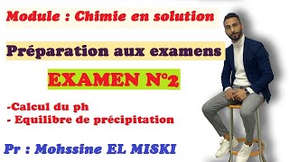 Examen 2 Chimie en solution préparation aux examens [upl. by Nogam]