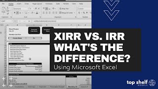 XIRR vs IRR  Whats the Difference Microsoft Excel [upl. by Chrisoula949]