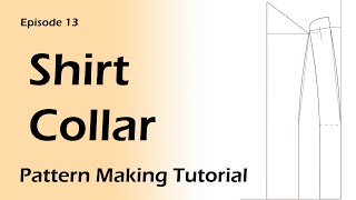 How to Make Shirt collar patterns  Collar and Collar Stand Making Pattern Making Tutorial [upl. by Landahl]