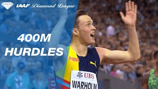 Karsten Warholm 2nd fastest man ever in the 400m hurdles  IAAF Diamond League 2019 [upl. by Anelak772]