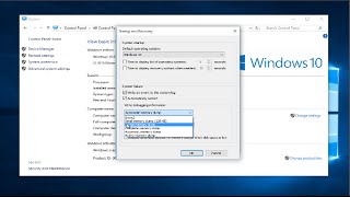 How To Configure Various Dump Files In Windows 10 [upl. by Hamehseer]