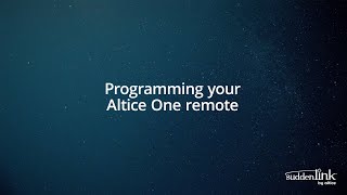 Altice One Remote Pairing [upl. by Ileak265]