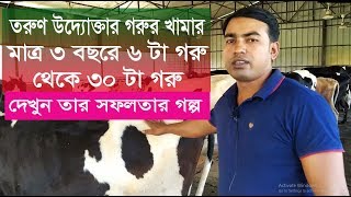 তরুণ উদ্যোক্তাদের গরুর খামার I Cow farm in bangladesh I How To Start Dairy Farm Business [upl. by Yerffe]