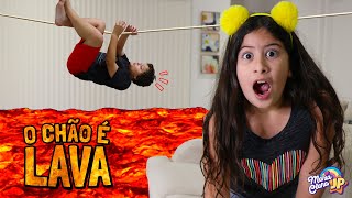 O CHÃO É LAVA COM MARIA CLARA E JP  The Floor is Lava Maria Clara and JP [upl. by Tedmund]