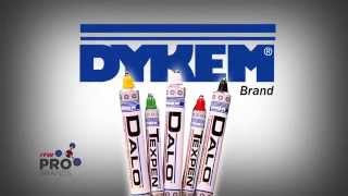 DYKEM DALO amp TEXPEN STEEL TIP PAINT MARKERS Writing on any surface [upl. by Anirres]