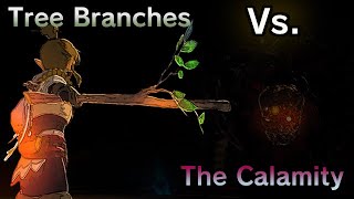 BotW Fighting Calamity Ganon with only Tree Branches  TeamTrees [upl. by Irtimed477]