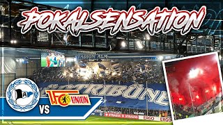 Vlog Arminia Bielefeld  Union Berlin  Bielefeld schafft das Pokalwunder [upl. by Dyane]