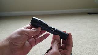 LumiTact G700 Tactical Flashlight Unboxing Review [upl. by Zennas]