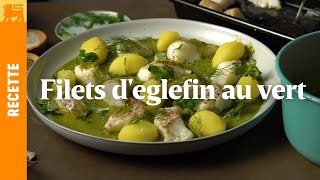 Filets deglefin au vert [upl. by Elletnwahs]