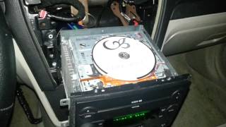 Ford 6 disc CD changer operation [upl. by Ecienaj]