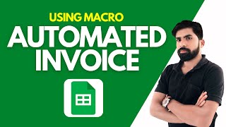 Automated Invoicing in Google SheetsHow to Create a Simple and Auto Fill Invoice in Excel in Hindi [upl. by Tolkan]