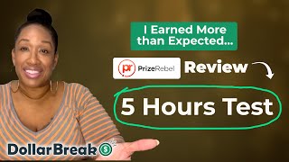 PrizeRebel Review 2024  How Much Can You Earn with PrizeRebel Online Surveys App 5 Hours Test [upl. by Akirret]