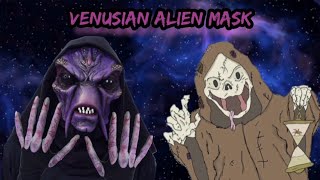 ZagoneStudios venusian alien maskAlien gloves review [upl. by Annoynek]