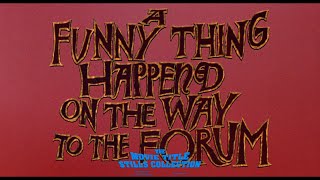 A Funny Thing Happened on the Way to the Forum 1966 title sequence [upl. by Vernier]