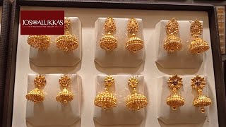 Jos Alukkas Gold Earring Collections [upl. by Htbazile]