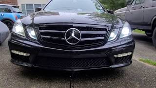 How to change Parking lights LEDs on a Mercedes W212 E63 AMG [upl. by Nylauqcaj460]