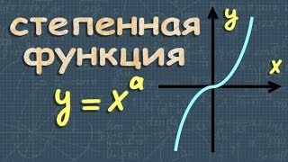 СТЕПЕННАЯ ФУНКЦИЯ график степенной функции [upl. by Garret]