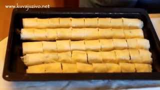 Baklava sa suvim sljivama  Video recept  Kuvaj uzivo [upl. by Iohk]