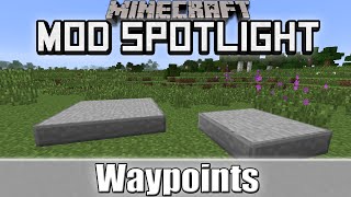 Minecraft Mod Spotlight Waypoints 1710 [upl. by Assiralk]