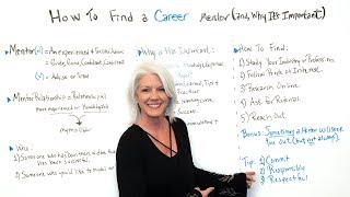 How to Find a Career Mentor and Why Its Important  Project Management Training [upl. by Dirrej841]