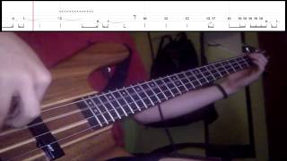 Red Hot Chili Peppers  Aeroplane Bass Cover Play Along  Tabs In Video [upl. by Raney]