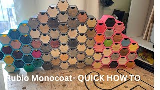 Rubio Monocoat QUICK HOW TO [upl. by Eedia792]