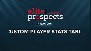 EP Premium  Custom Player Stats Table [upl. by Ellerad]