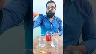 Methyl Orange Indicator in Acid and Base sjw shorts shortsvideo youtubeshort chemical class10 [upl. by Nylirek]