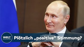 ÜBERRASCHENDES SIGNAL Putin sieht quotpositive Veränderungenquot bei UkraineVerhandlungen WELT Thema [upl. by Varien]