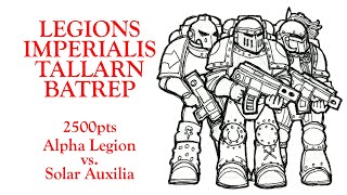 Legions Imperialis BatRep Three Clash of Columns [upl. by Nillok]